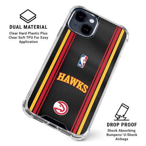 NBA Atlanta Hawks Jersey iPhone 14 Clear Case
